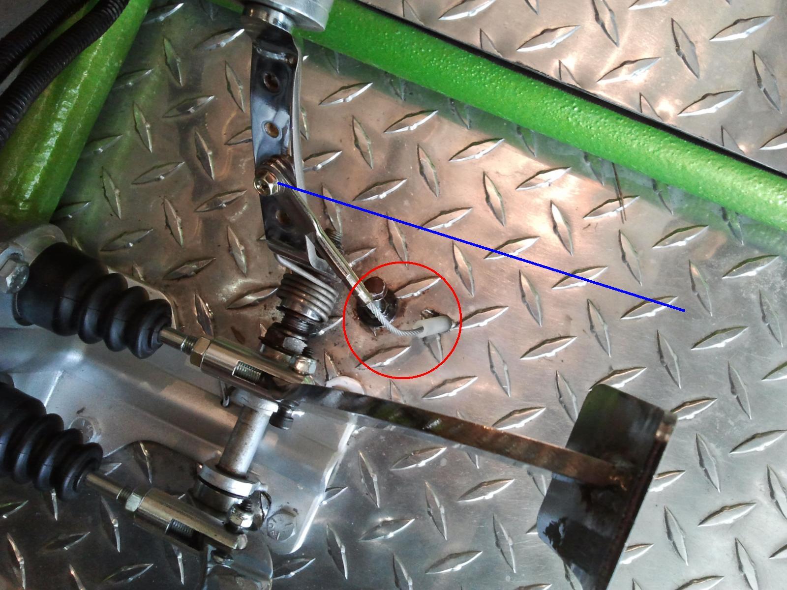 Dune buggy throttle cable shop
