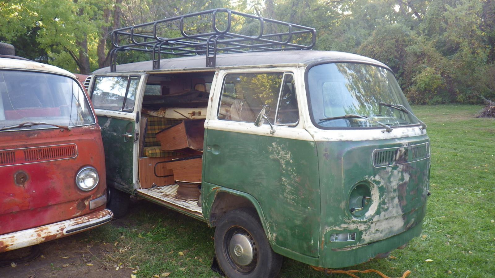 vw bay window roof rack