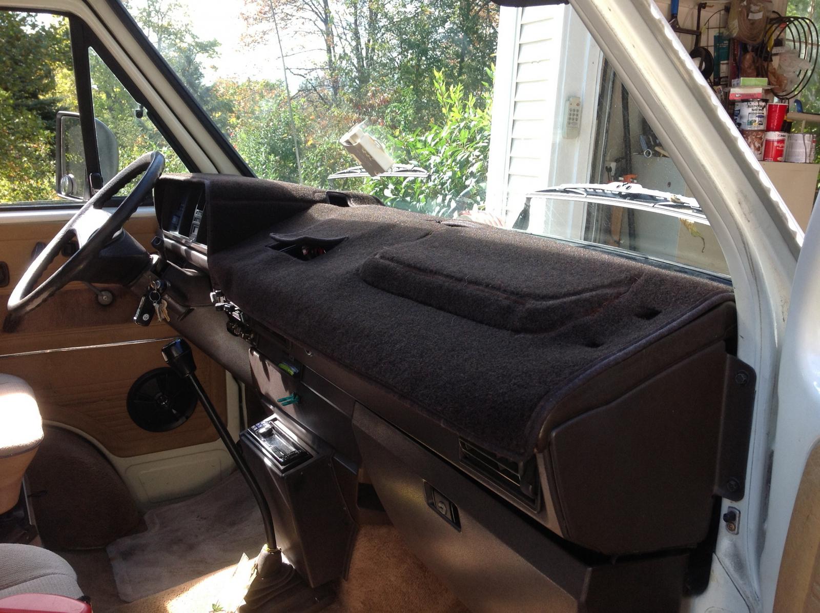 TheSamba Vanagon View topic Repair and Re cover Brown Dash