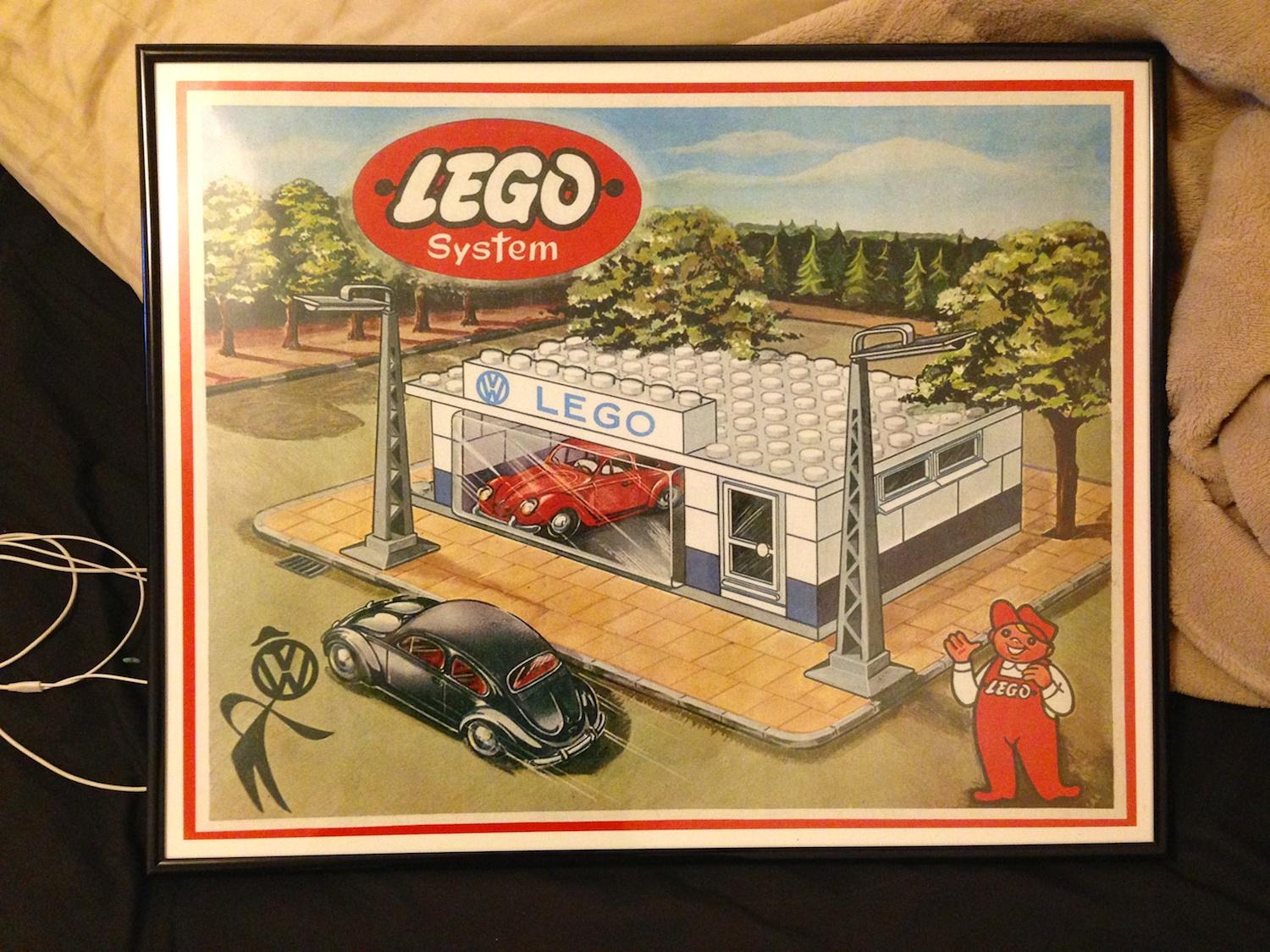 Vintage lego hot sale poster