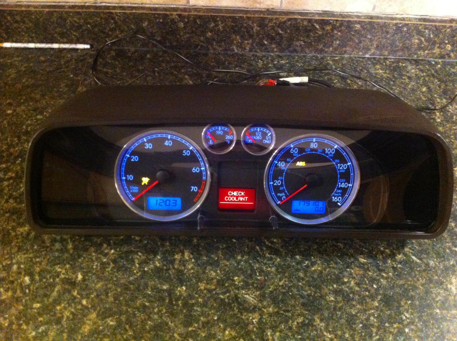 Vanagon View topic VW Golf Instrument Cluster in a