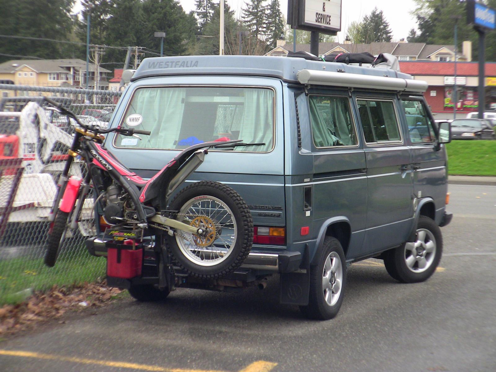 vw transporter motorcycle carrier