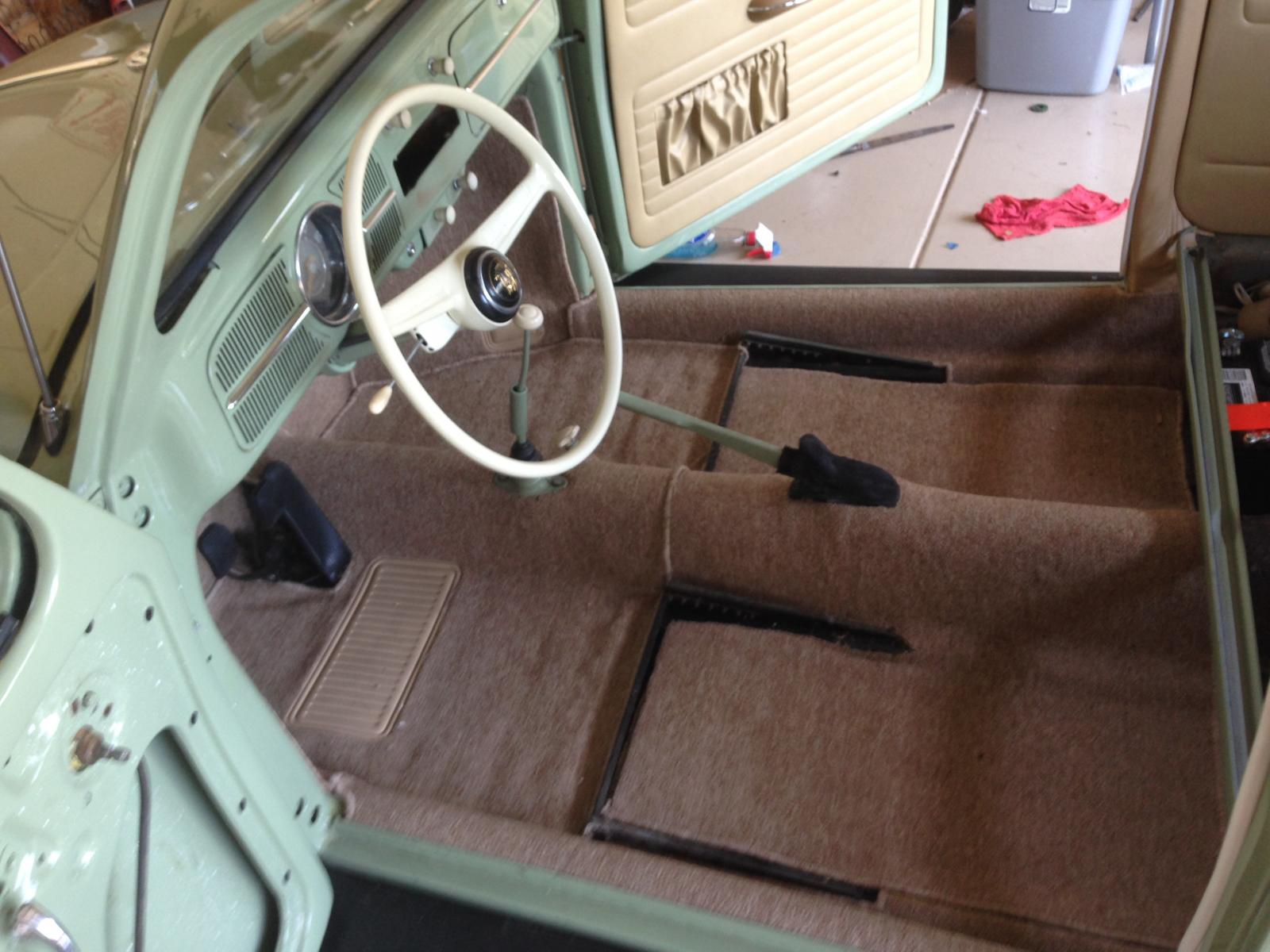 1969 Vw Beetle Carpet Installation Carpet Vidalondon