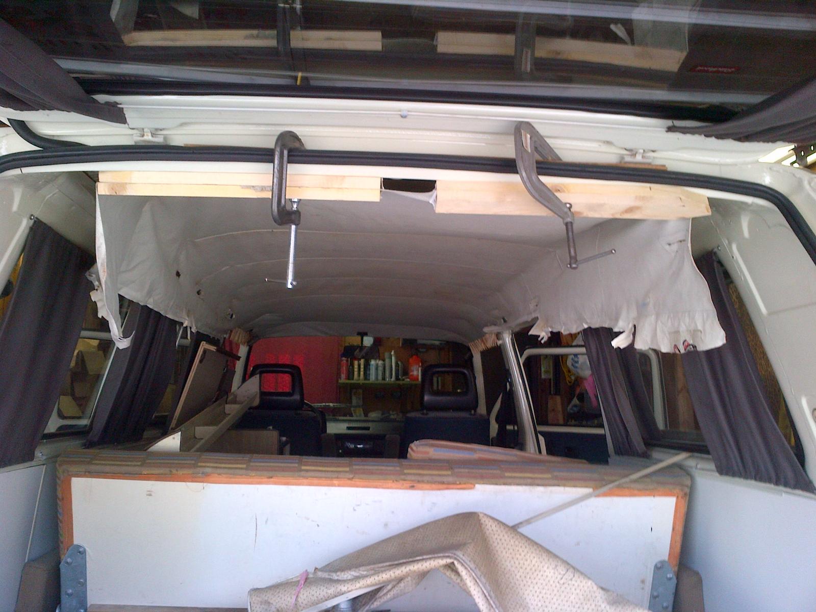 Vanagon View topic Tintop Headliner Install, Cheap