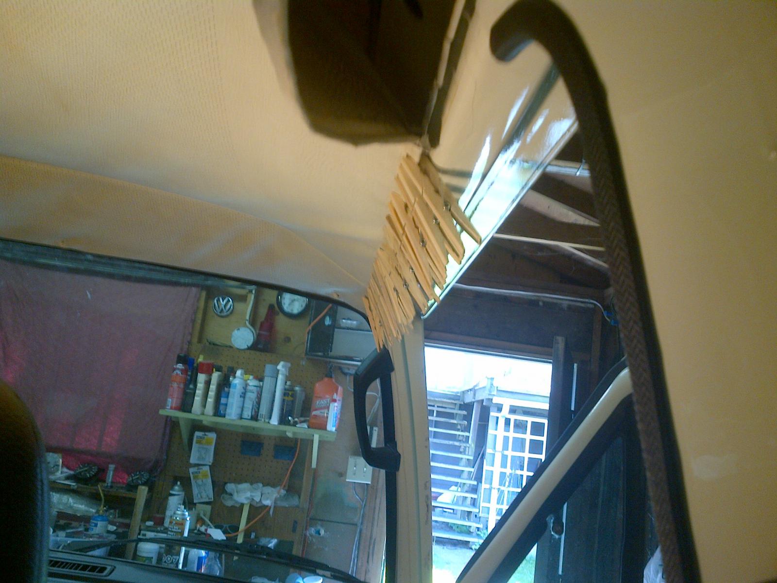 Vanagon View topic Tintop Headliner Install, Cheap