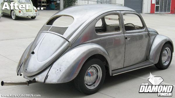 clear coat bare steel