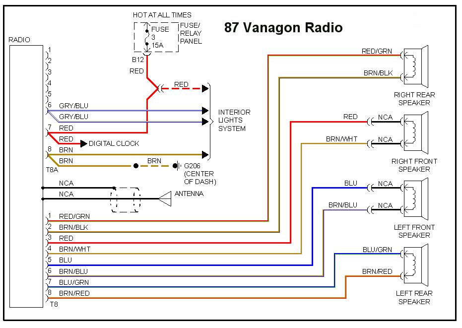 Vanagon View Topic Radio Wiring New Deck Installed