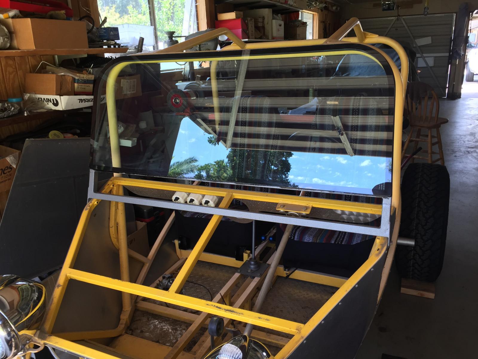 rail buggy windshield