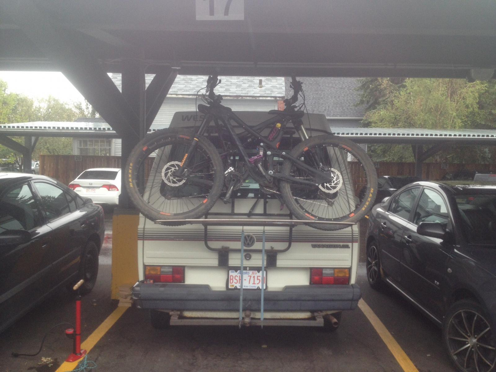 vw t3 bike rack