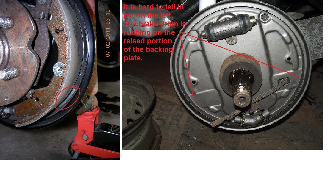 Bay Window Bus View topic Brake drum rubbing