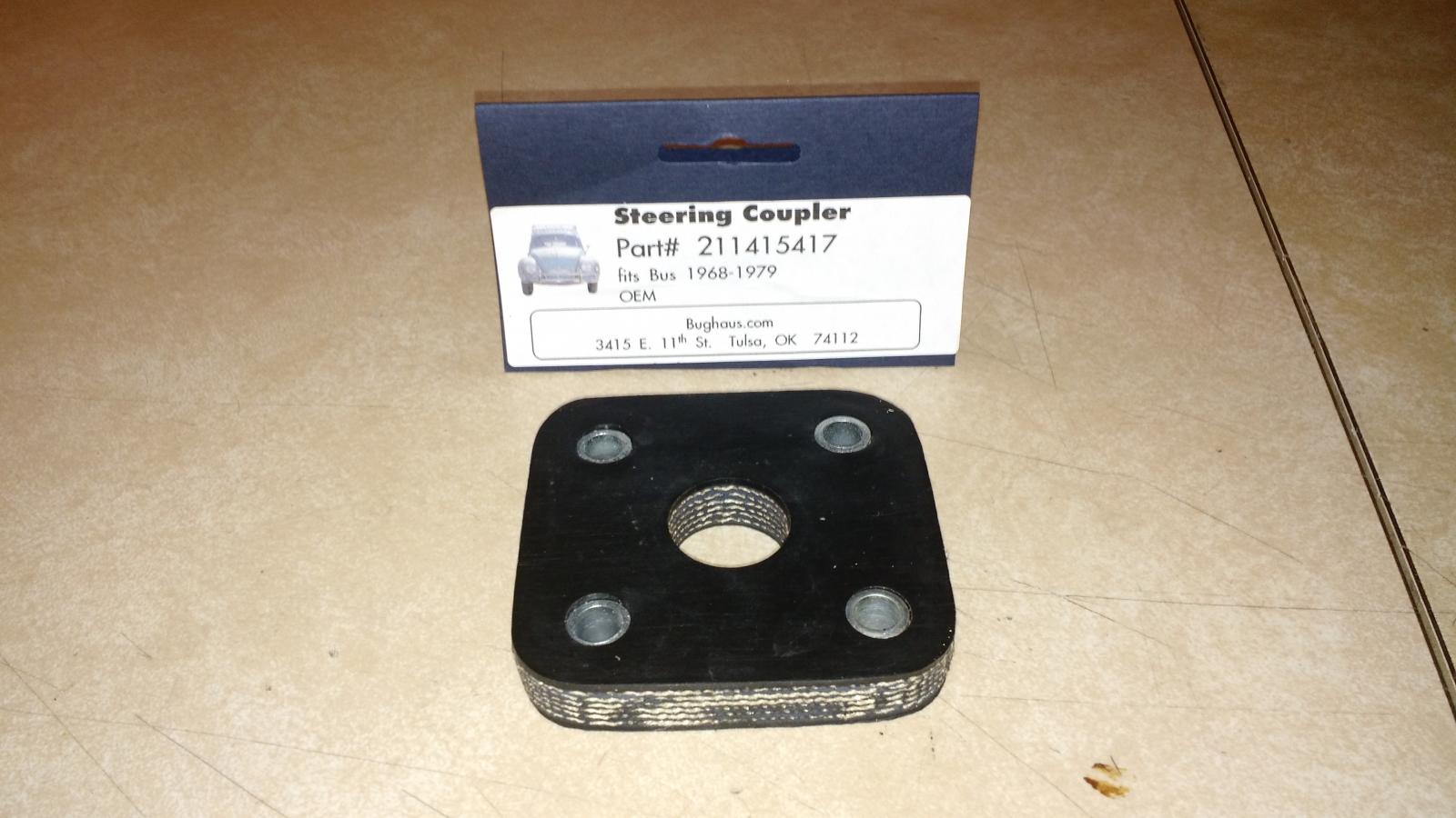 VW OEM Bay window bus steering coupling GERMAN SGF 211 415 417 combi westfalia VW OEM Bay window bus steering coupling GERMAN SGF 211 415 417 combi westfalia