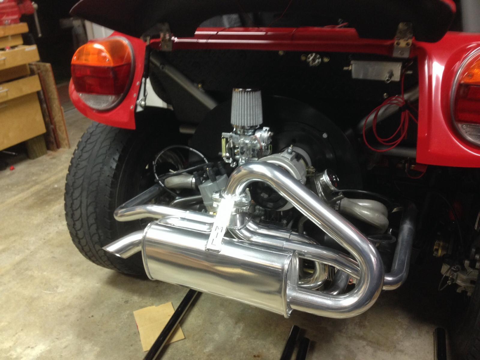 vw baja exhaust