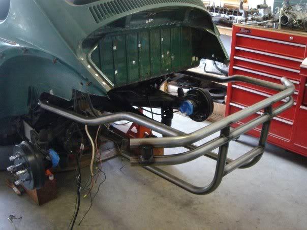 baja bug rear bumper installation