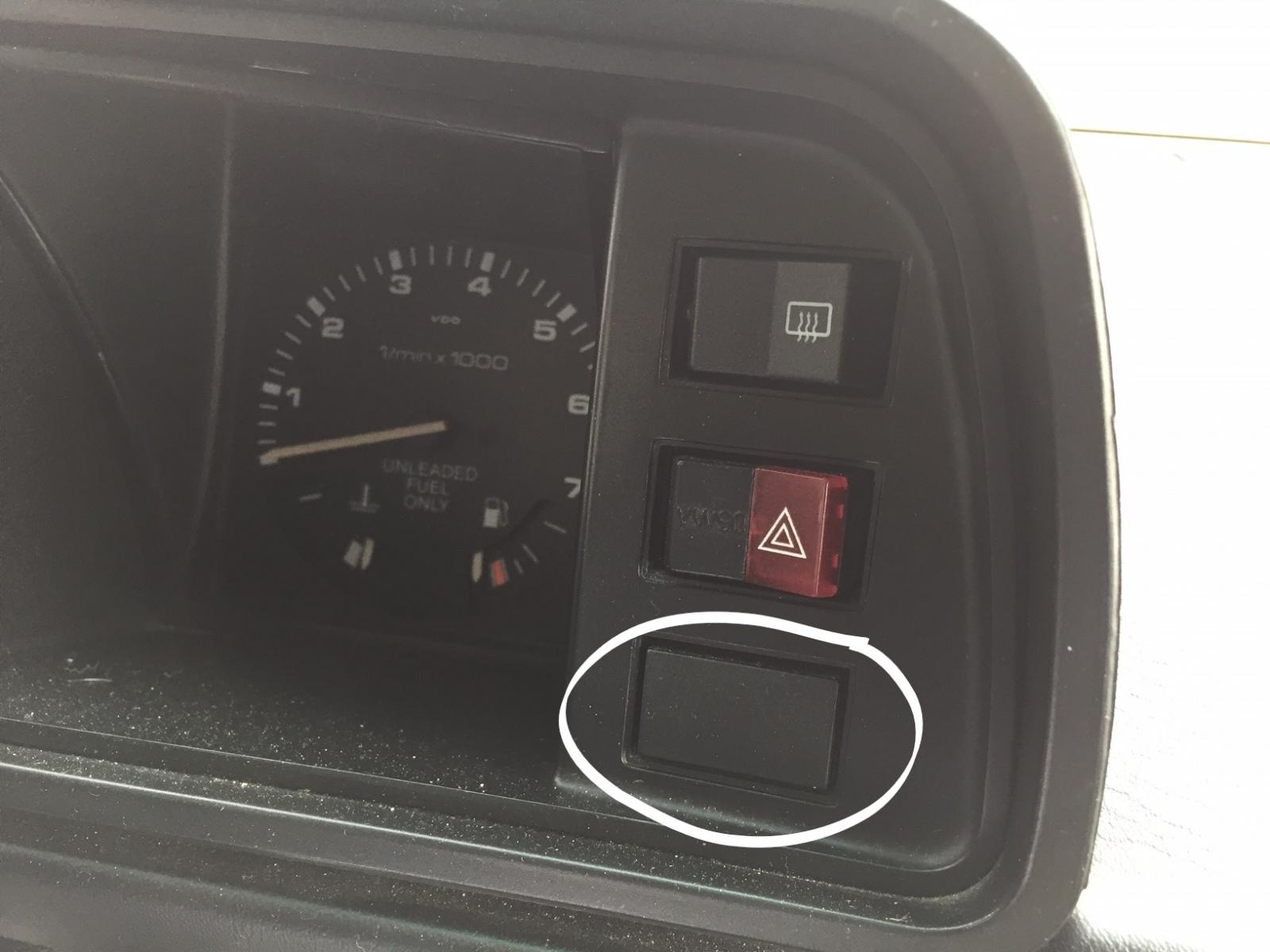 Vanagon View topic Empty Switch Spot in Dash