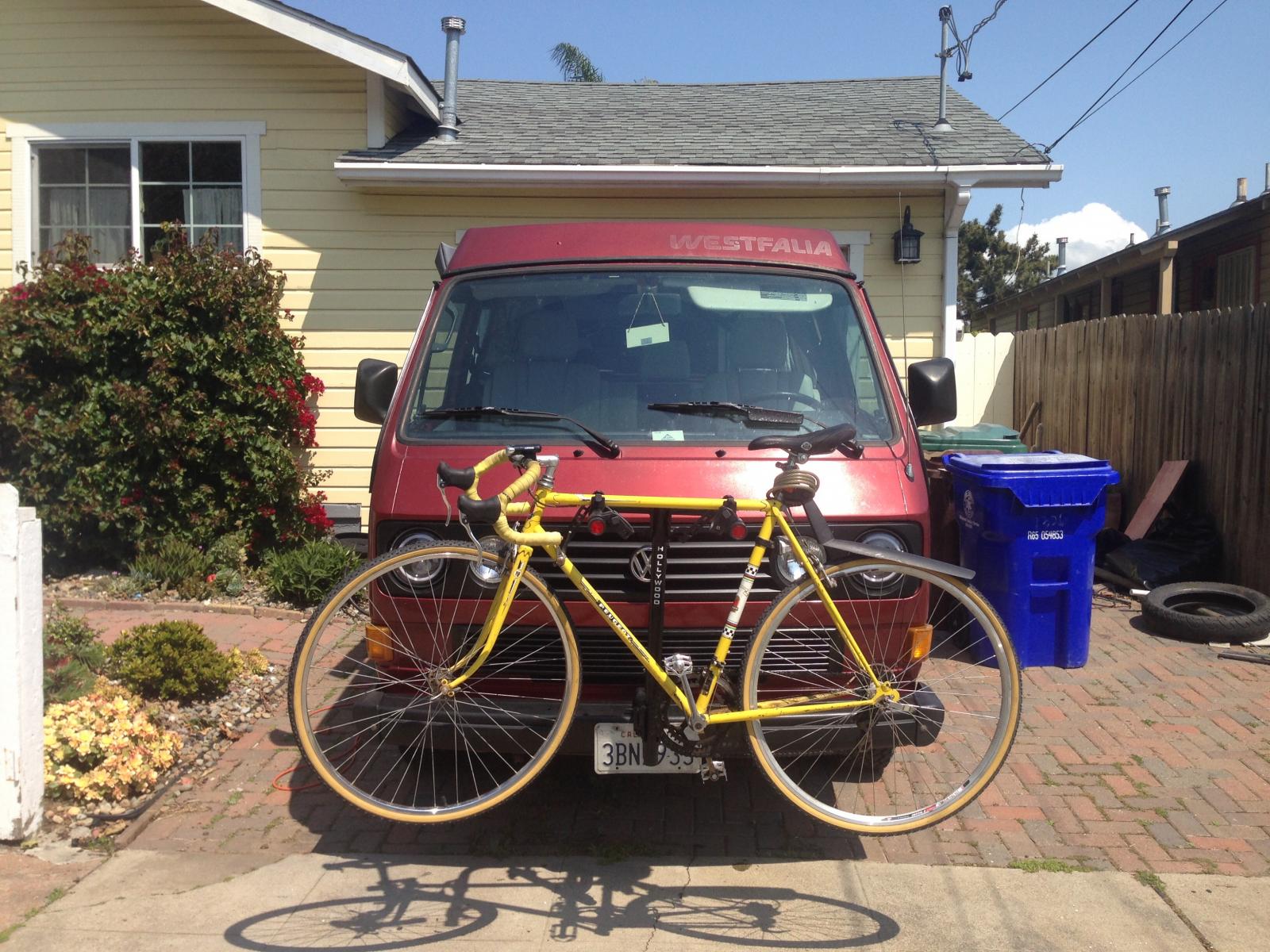 TheSamba Vanagon View topic front mounted bike rack