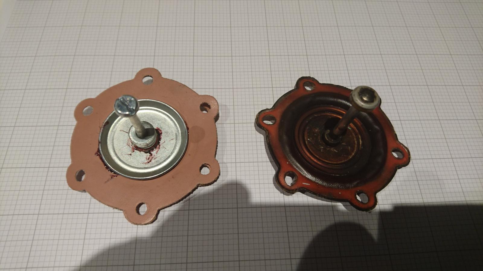 Gallery Modified fuel pump diaphragm