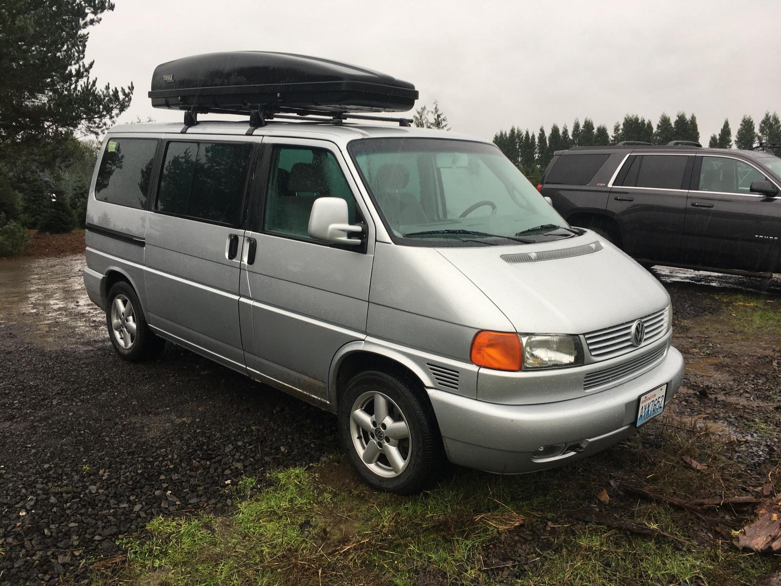 Eurovan roof rack clearance
