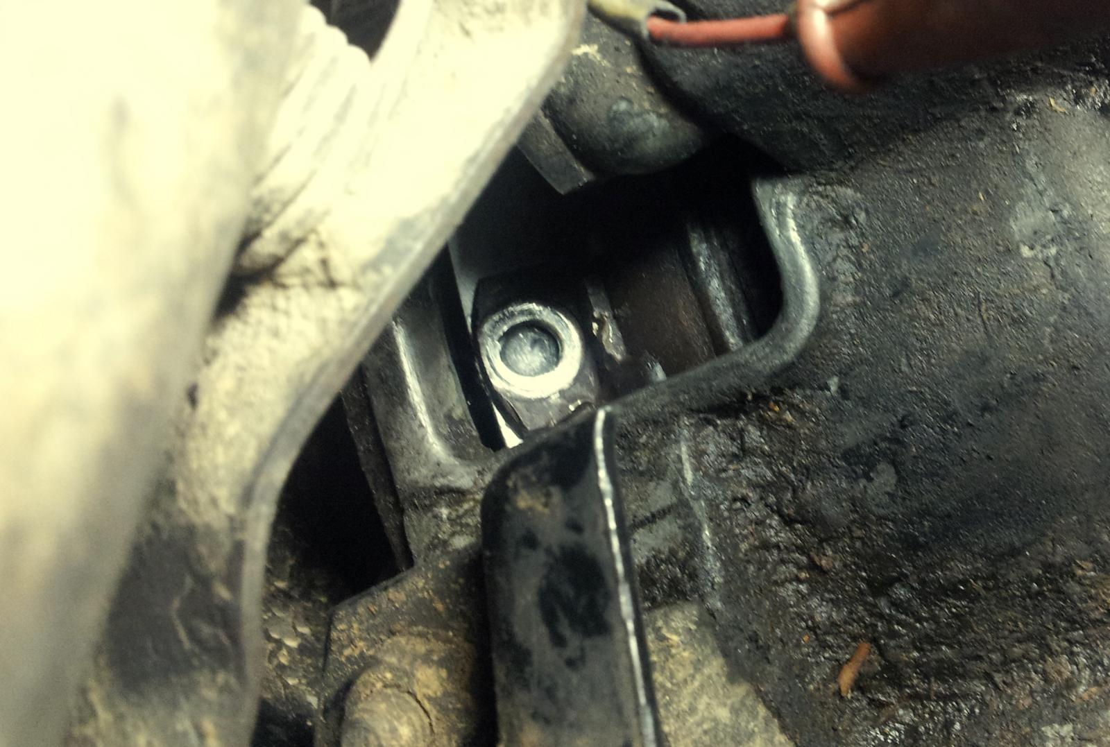 Anyone ever had to drill out a snapped torque converter bolt??