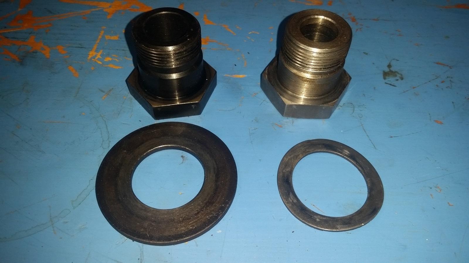 CHROMOLY VW BUG BUGGY BUS GHIA TYPE 3 FLYWHEEL GLAND NUT WASHER CB PERFORMANCE