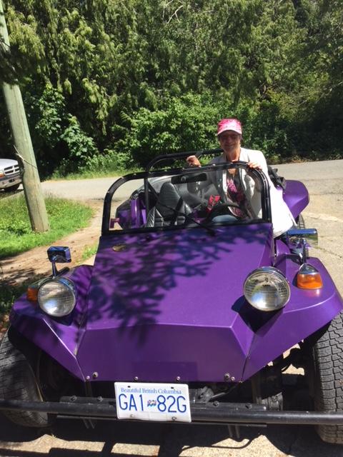 purple dune buggy