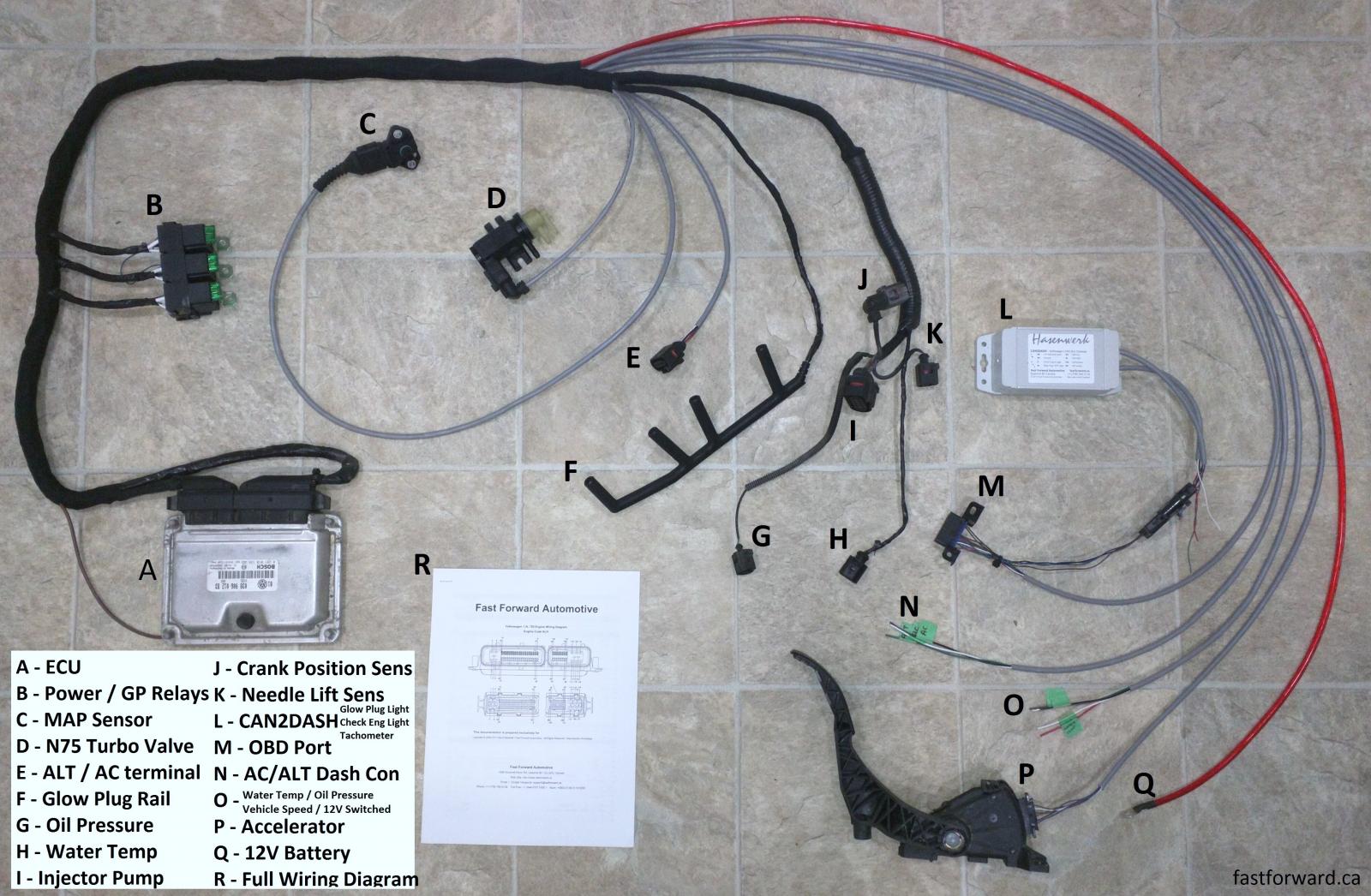 Vw Tdi Glow Plug Wiring Diagram - Complete Wiring Schemas
