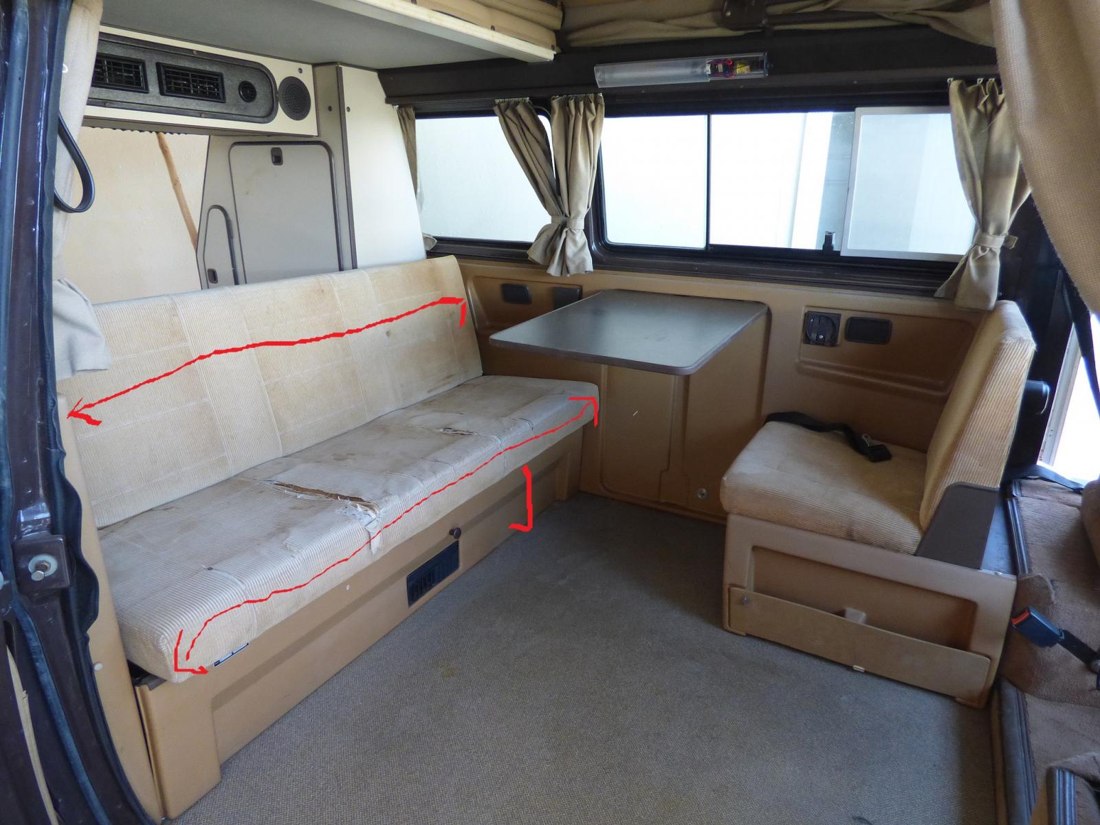 Vanagon Westy Measurements