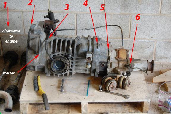Vanagon transmission clearance