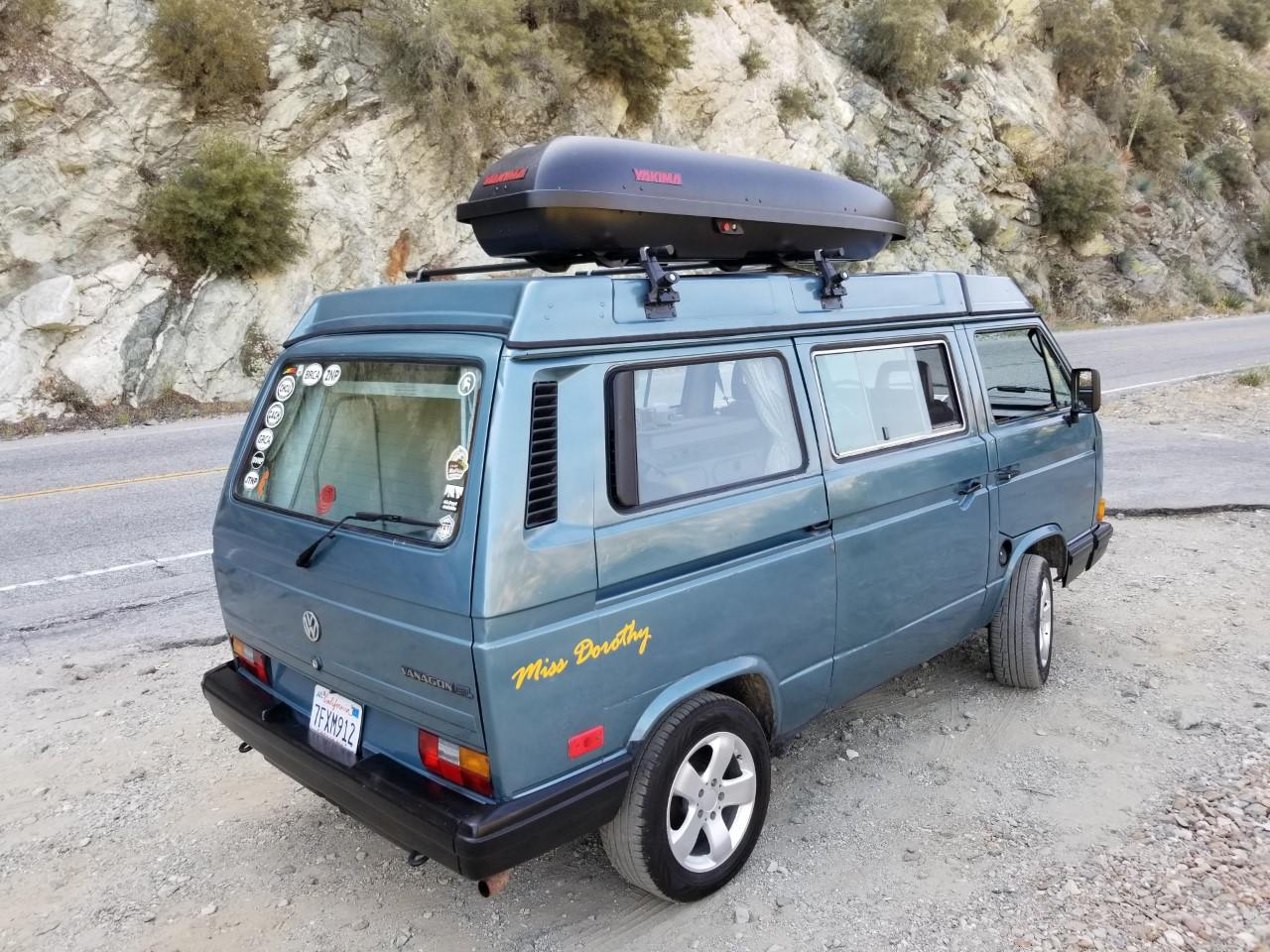 Offroad Westfalia camper van follows the compass toward the dirt, rock and  unknown