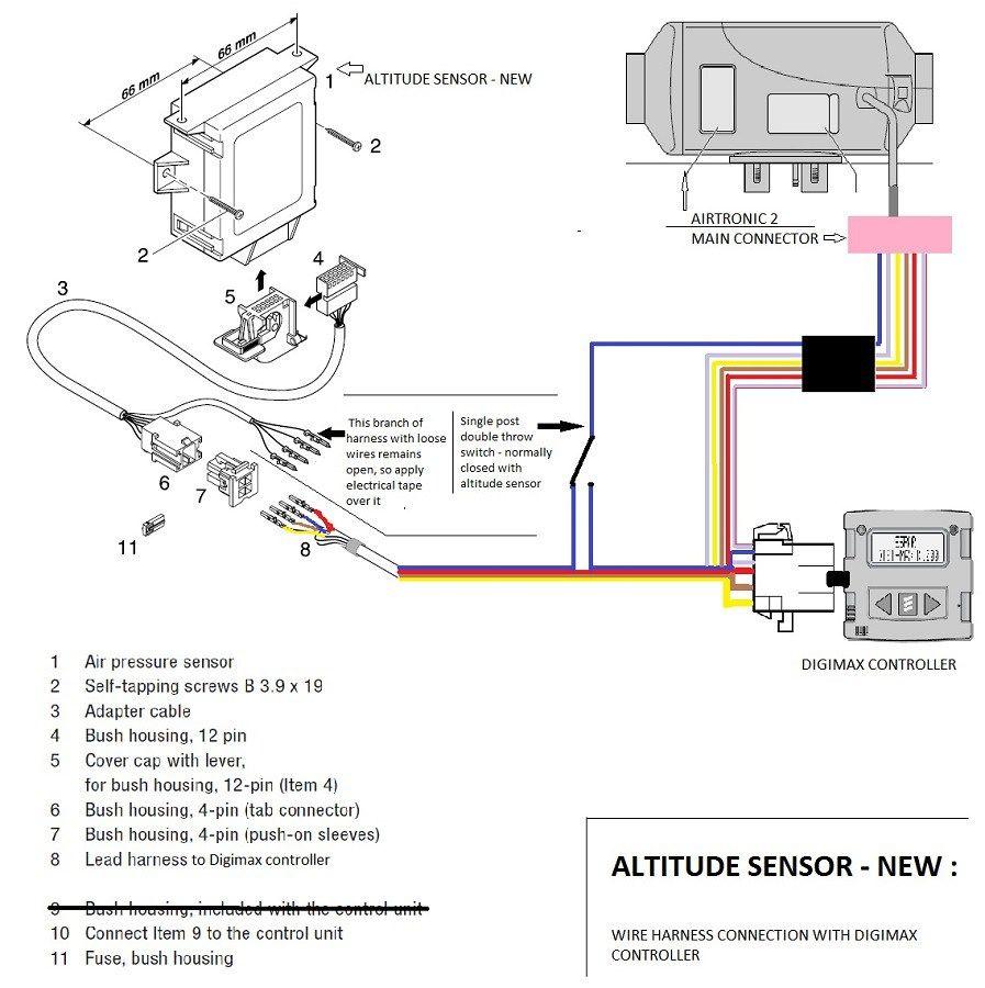 Airtronic d2 24v схема подключения