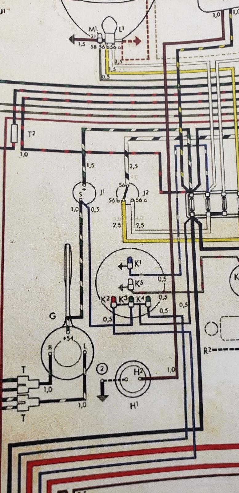 67 Vw Bug Turn Signal Wiring