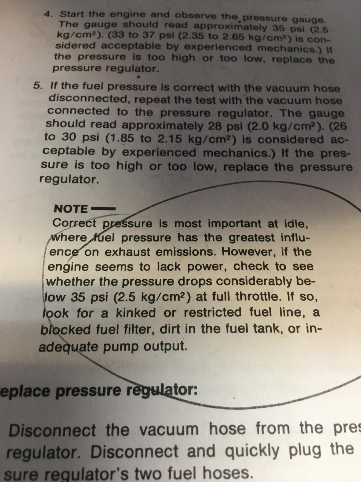 Bay Window Bus View topic Fuel pressure gauge
