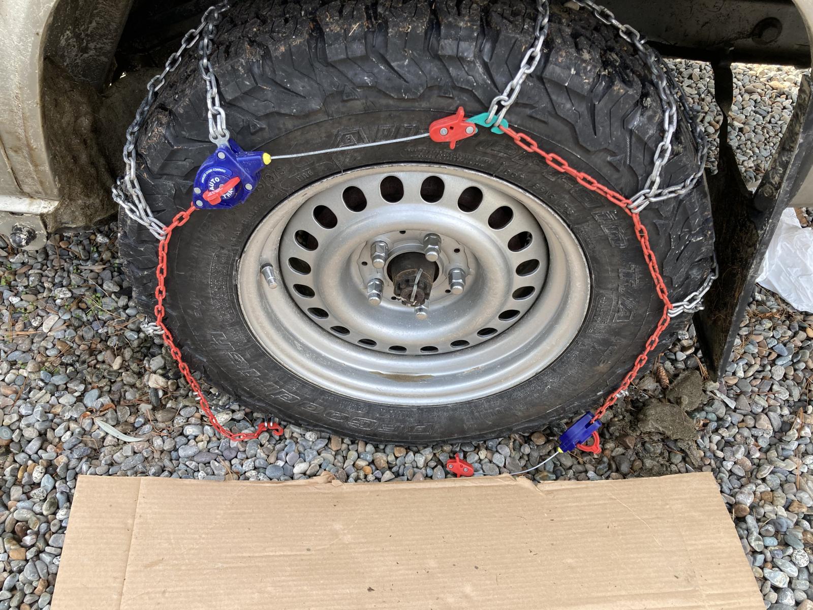 Vanagon View topic Tire Chains (Review) Peerless