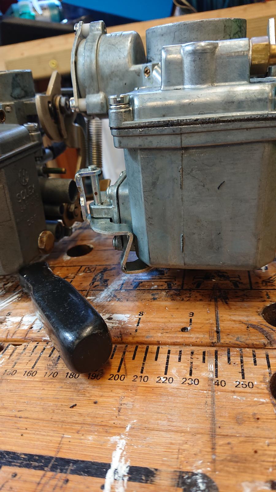 Gallery Solex v Empi accelerator pump linkage