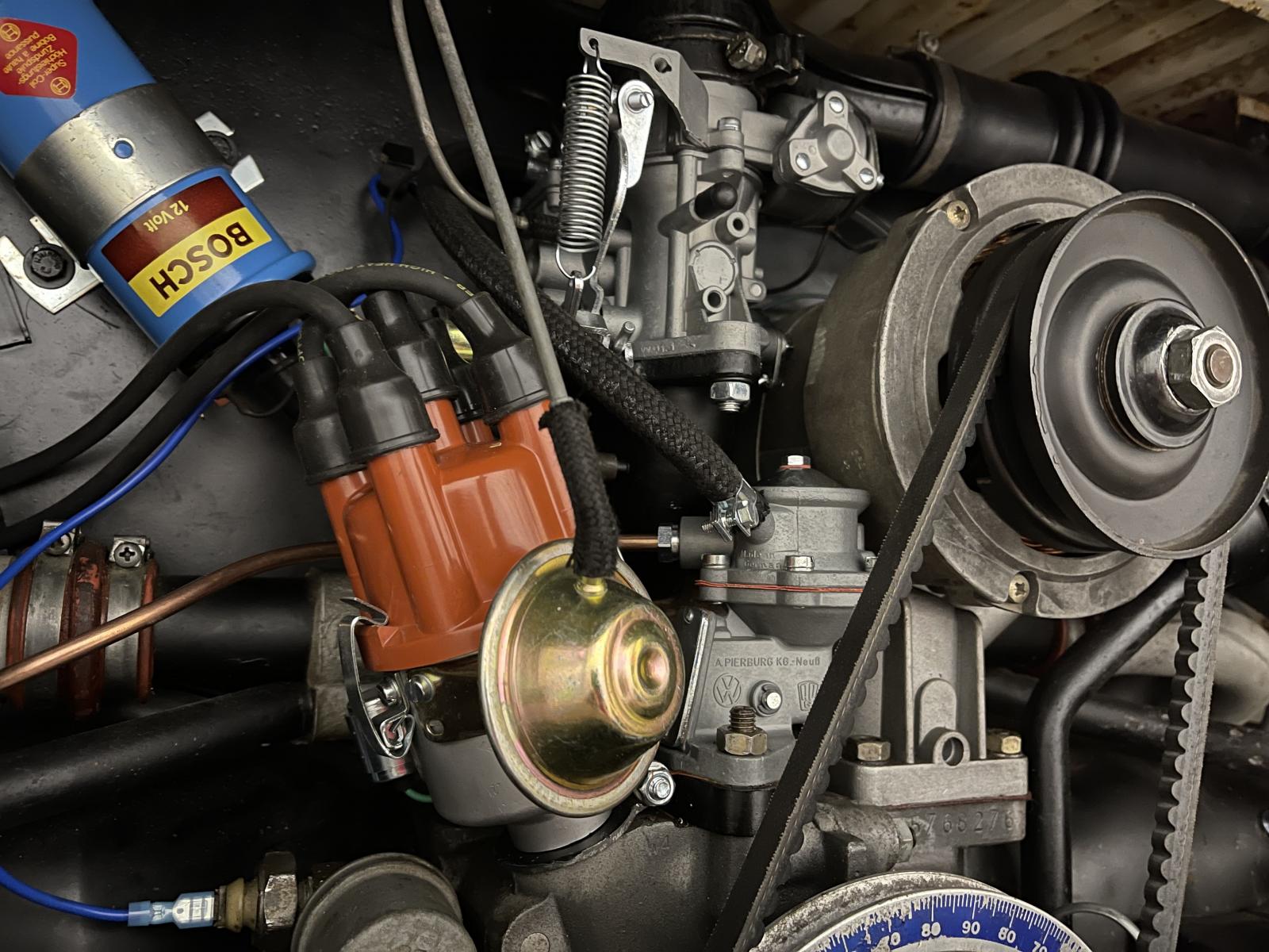 Gallery 1600DP fresh restored Dist., Fuel Pump, and Carb