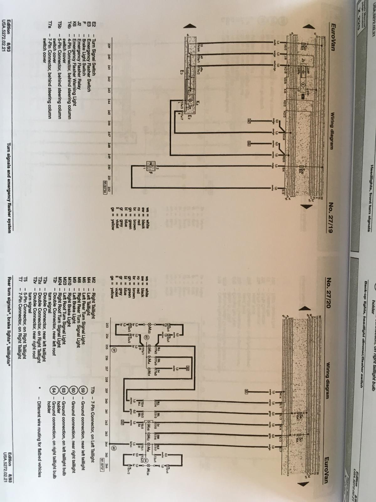 Eurovan View topic Need wiring diagram for rear