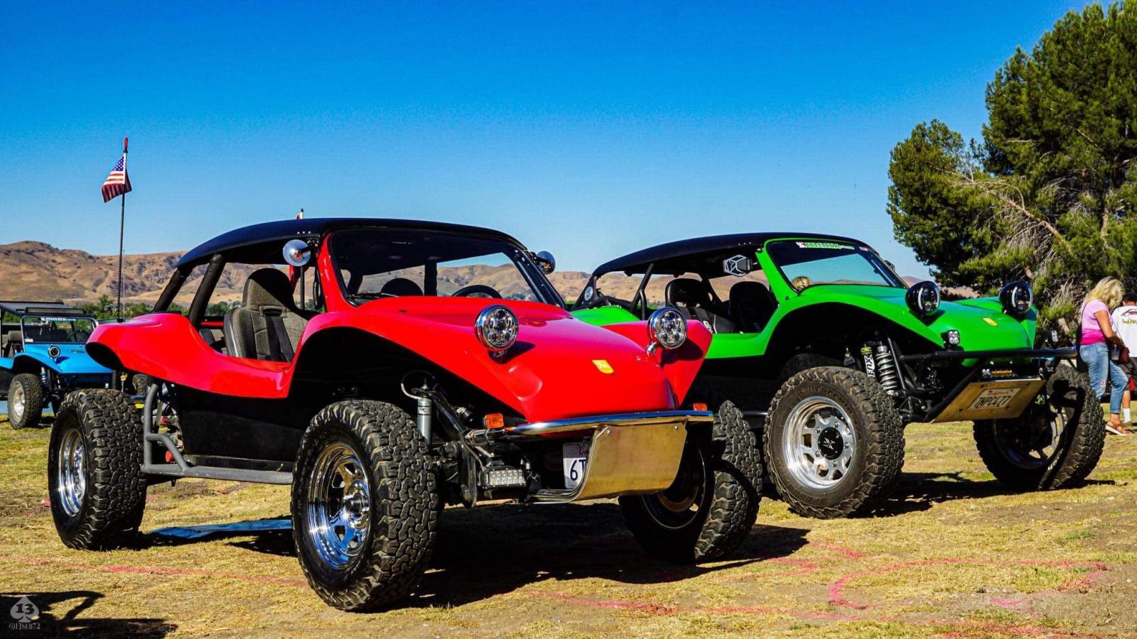 Lifted dune buggy top