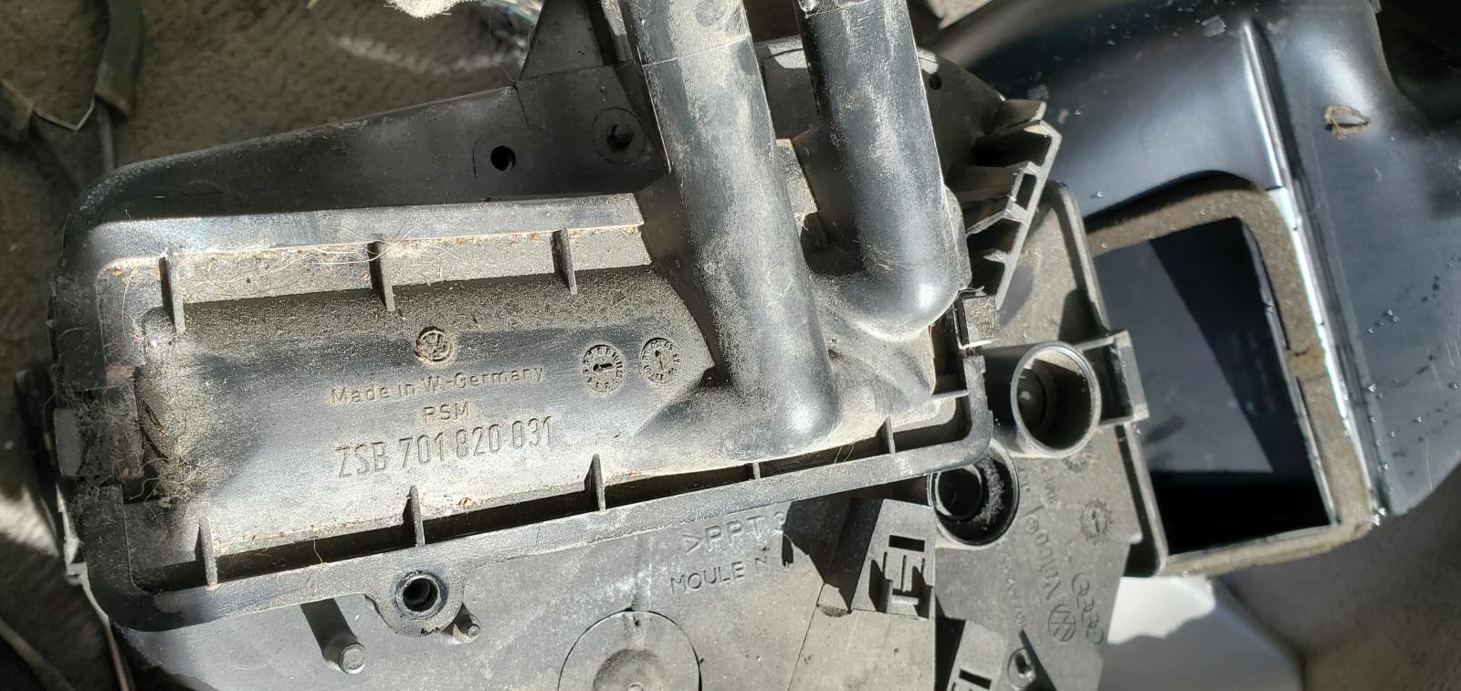 Eurovan View topic 2003 Eurovan Heater Core