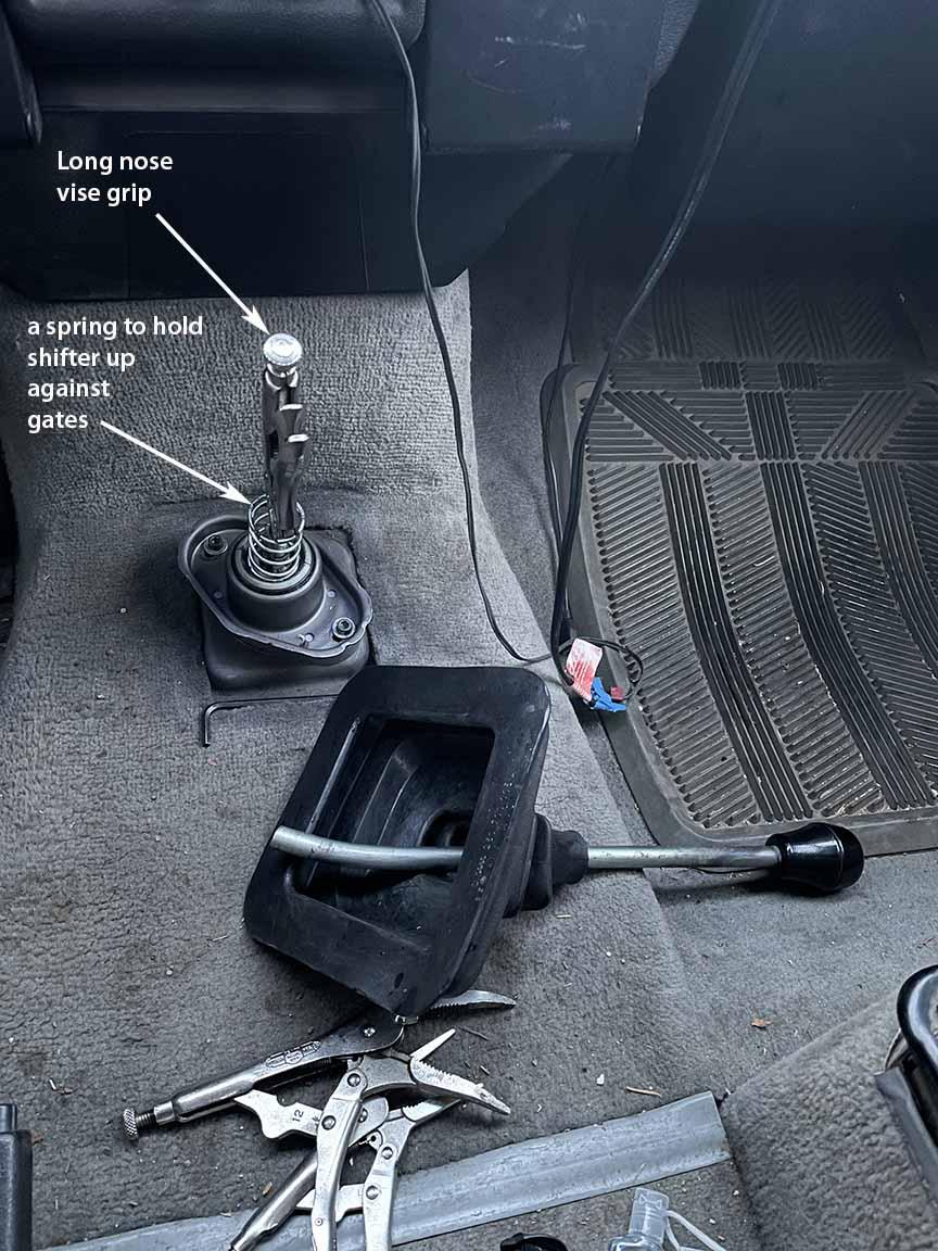 TheSamba Vanagon View topic Broken gear shifter lever and weld repair