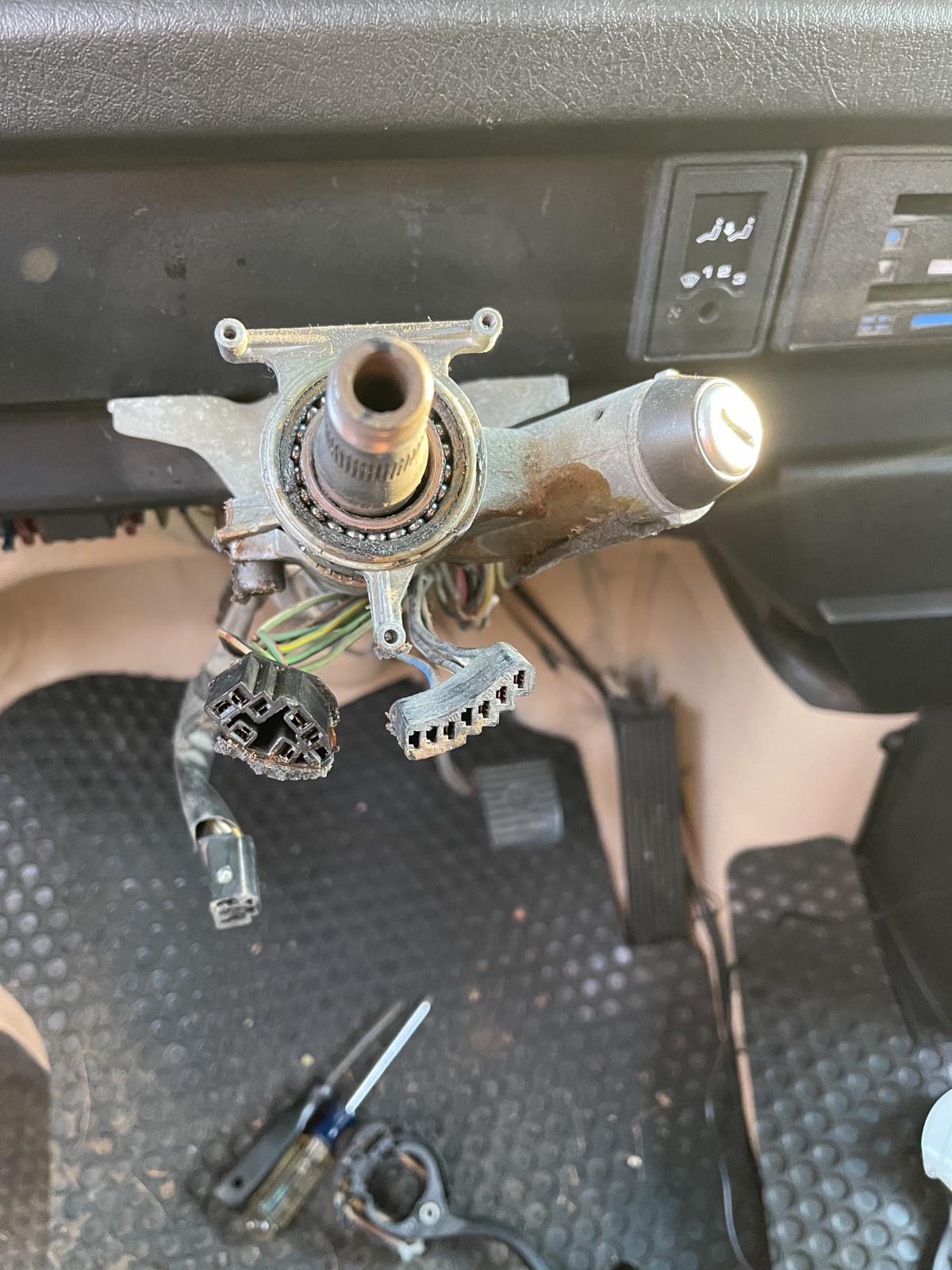 Vanagon View topic Steering Shaft Collapsed
