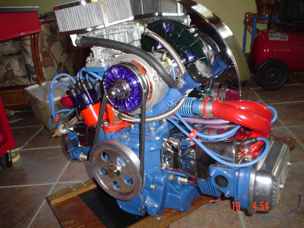 TheSamba.com :: Gallery - Dune buggy engine 1641 lots of powder coating