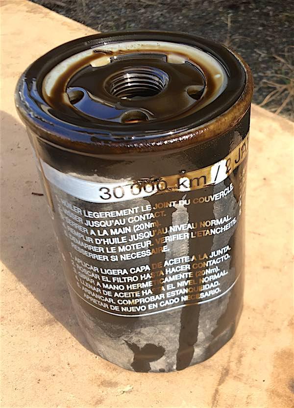 Vanagon View topic oil filter deformation caused by bar on strap "wrench"?