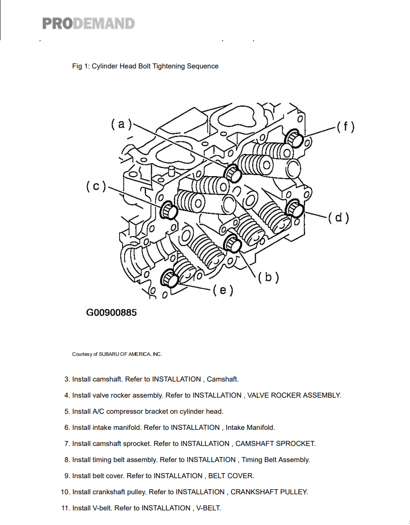 Vanagon View topic Subaru EJ25 Head Gasket torque
