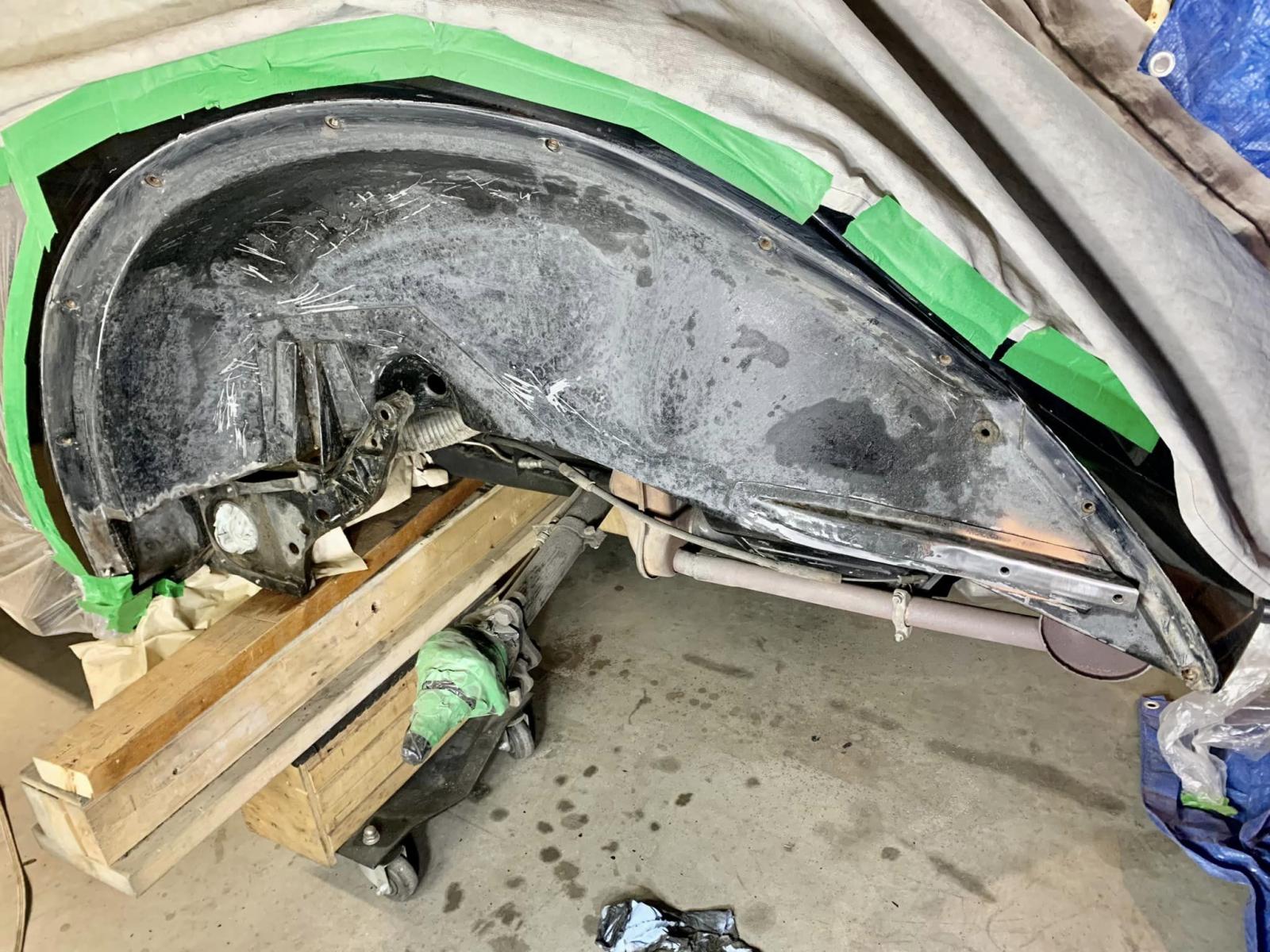 Gallery REAR left wheel arch paint job homemade