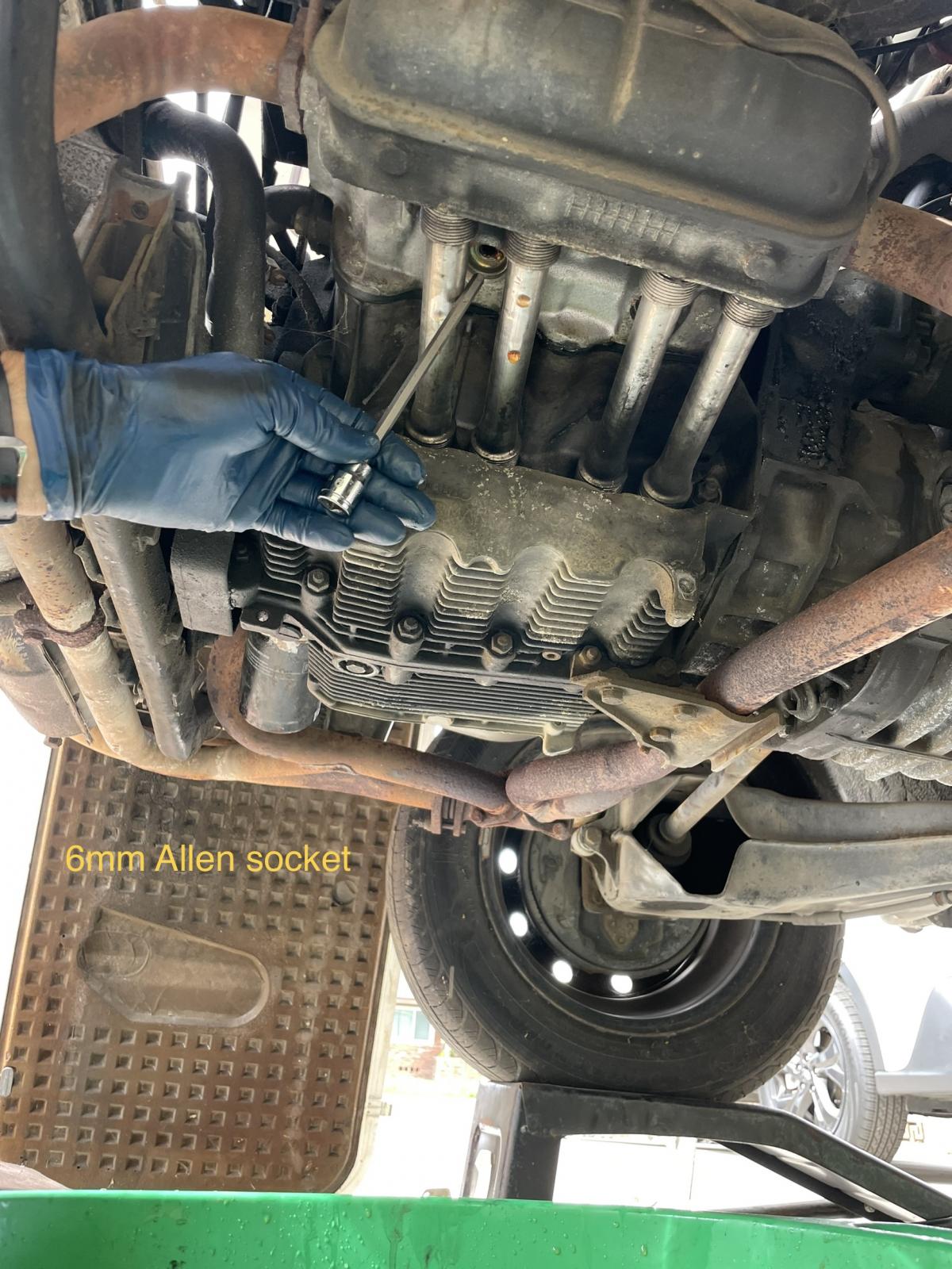 Gallery Draining Coolant from various locations