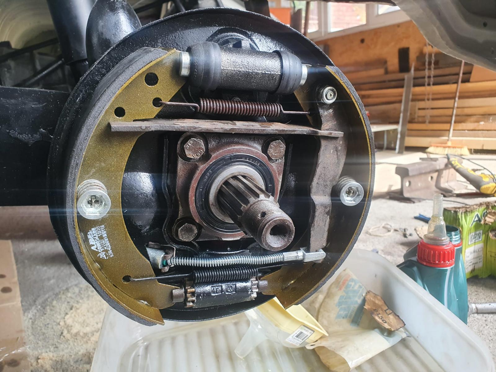 fix rear bike brakes