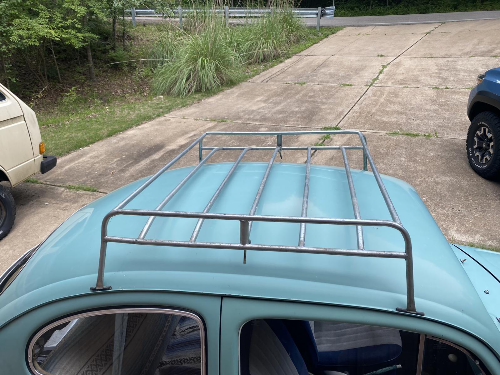 TheSamba Beetle 1958 1967 View topic Metal Roof Rack Clamps