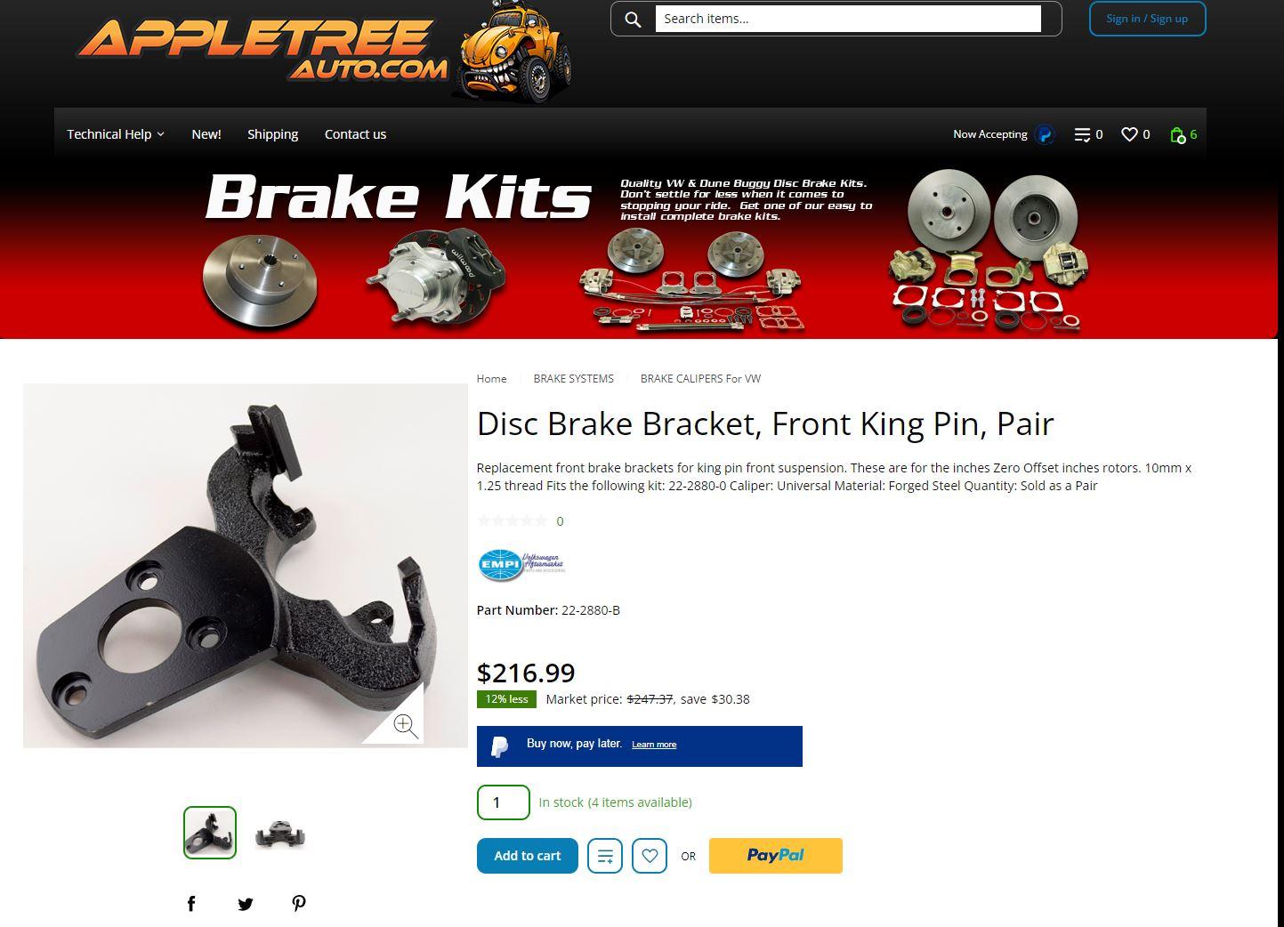 Appletree clearance vw parts