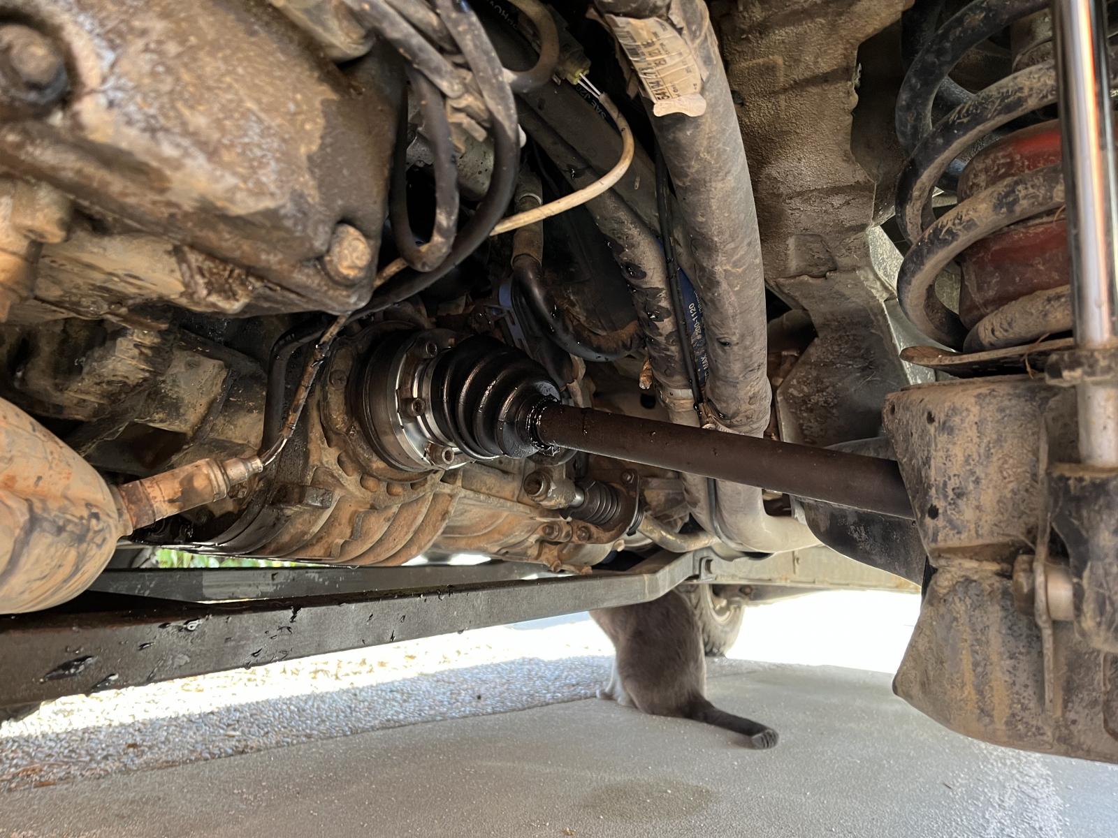Vanagon View topic New CV Joint slinging grease