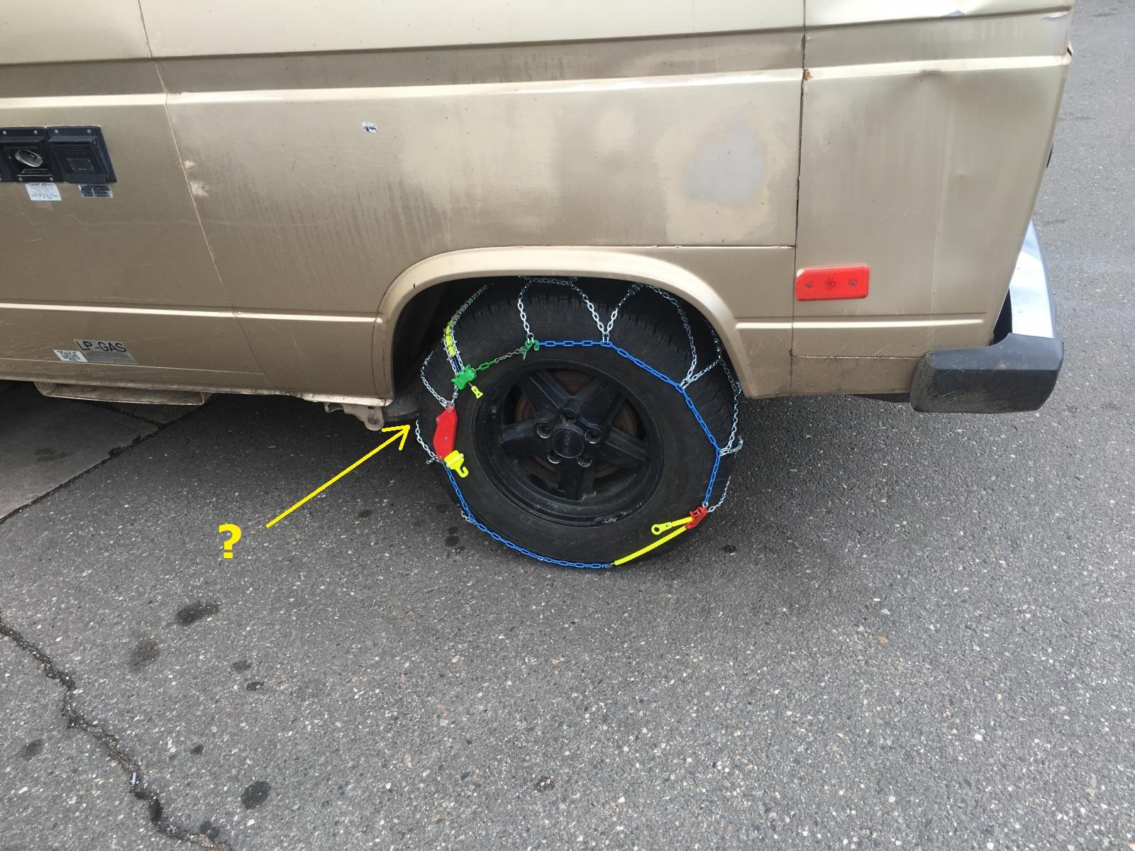 Gallery vanagon tire chain clearance