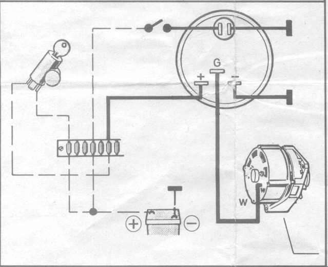 TheSamba.com :: Gallery - Bosch alternator W-terminal to VDO tachometer